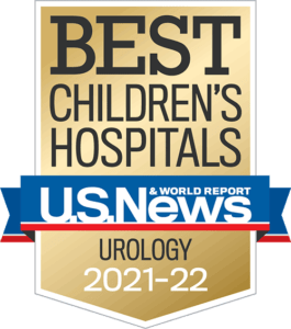 US News badge for urology, 2021-22